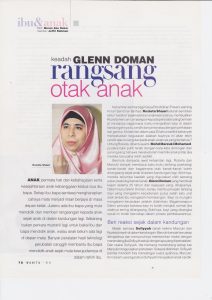  Ibu Rose Kaedah Glen Doman Ransang Otak Anak